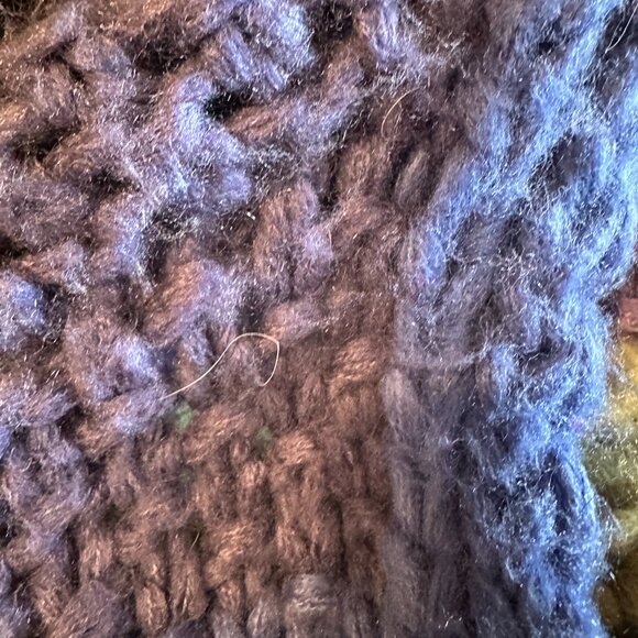 FRNCH PARIS MULTI-COLOR STRIPE KNIT CARDIGAN MEDIUM - Picture 4 of 9